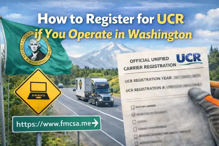 How to Register for UCR if You Operate in Washington