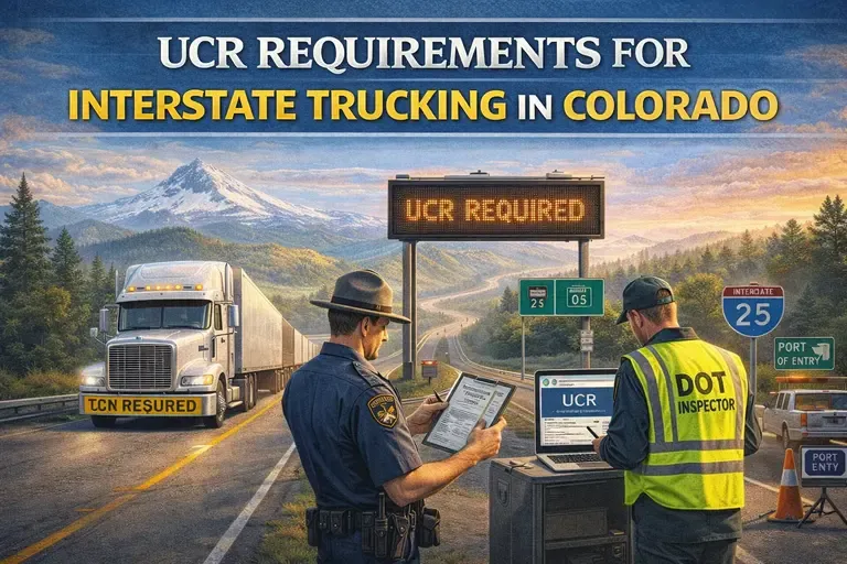 UCR Requirements for Interstate Trucking in Colorado