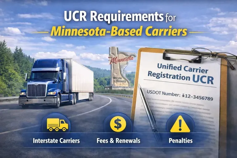 UCR Requirements for Minnesota-Based Carriers