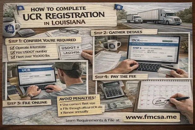 How to Complete UCR Registration in Louisiana