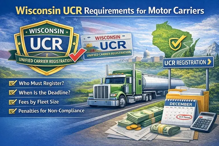 Wisconsin UCR Requirements for Motor Carriers
