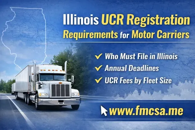 Illinois UCR Registration Requirements for Motor Carriers