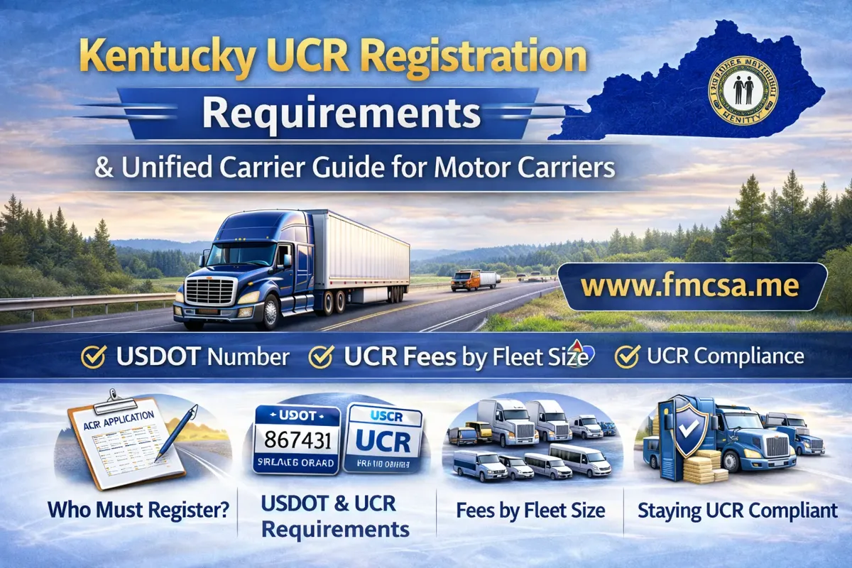 Kentucky UCR Registration Requirements for Motor Carriers