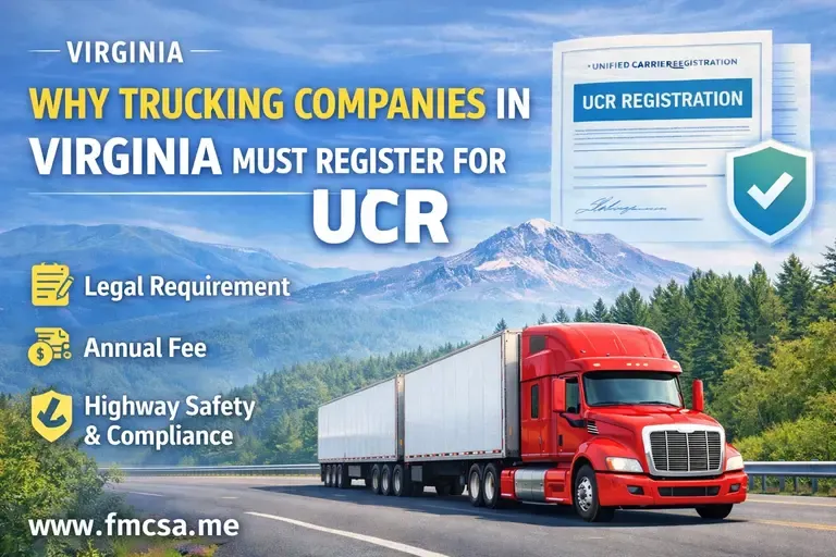 Why Trucking Companies in Virginia Must Register for UCR