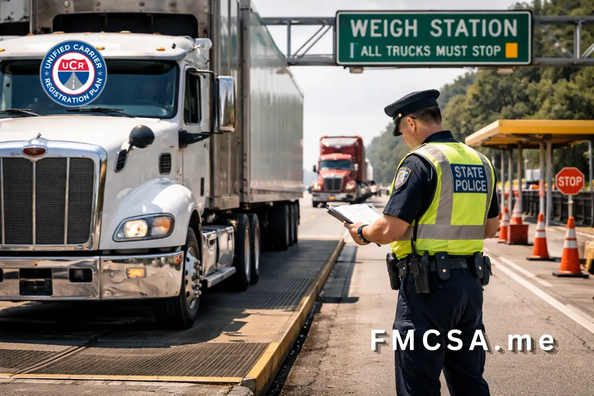 UCR compliance truck inspection