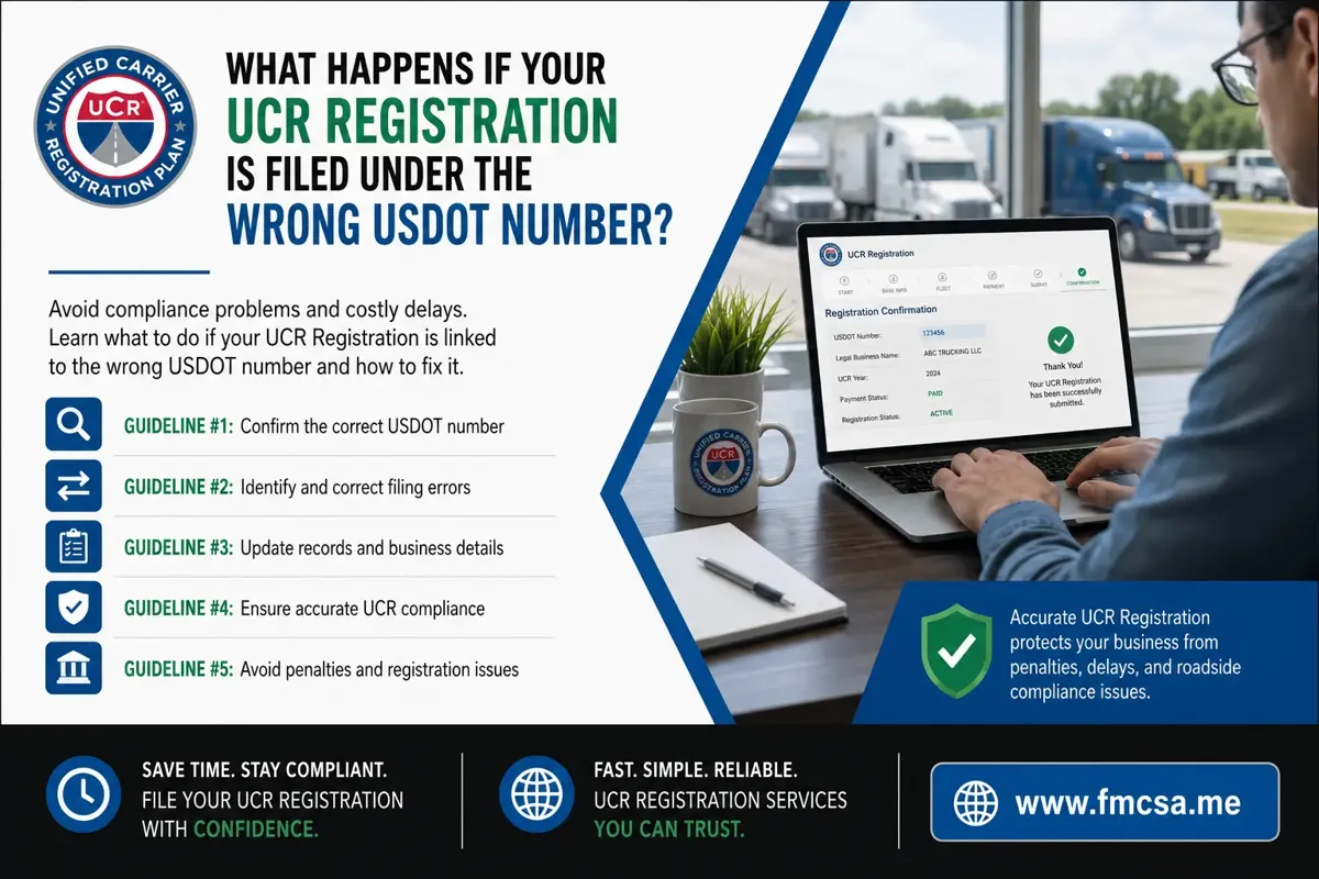 UCR Registration USDOT Number Mistake